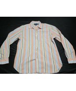 VTG Ralph Lauren Men’s Long Sleeve Button Shirt Multicolor Stripe Italy ... - £5.86 GBP
