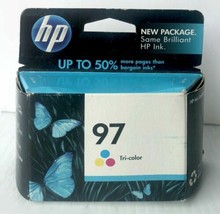 NEW GENUINE HP 97 Tri-Color Ink Cartridge Deskjet Officejet Photosmart P... - £26.44 GBP