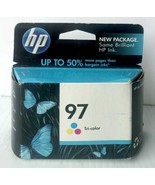 NEW GENUINE HP 97 Tri-Color Ink Cartridge Deskjet Officejet Photosmart P... - £18.46 GBP+