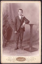 Albert Ney Cabinet Photo of Boy - Boston, Massachusetts - £14.05 GBP