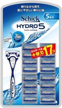 Schick Hydro 5 Support + Lame 17pc pour Rasoir Japon Import Officiel Express - £32.63 GBP
