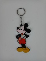 Disney Standing Mickey Mouse Rubber Keychain 3&quot;. - $92.08 MXN