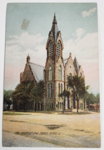 1910&#39;s The First Congregational Church, Peoria Il. Post Card Divided Bac... - £6.24 GBP