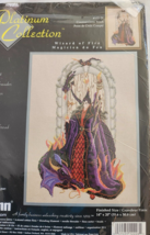 Wizard of Fire Counted Cross Stitch Kit #122-26 Janlynn Platinum Collection - £29.75 GBP