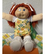 Vintage Cabbage Patch Kid Girl Red Hair Blue Eyes Hong Kong Head Mold #3... - $5,411.51 MXN