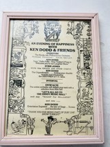 Ken Dodd And Friends Rare Show Flyer Framed 17x22cm - $14.71