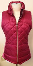 Lululemon Quilted Puffer Goose Down Vest Size - M Burgundy - $79.98