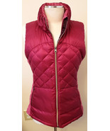 Lululemon Quilted Puffer Goose Down Vest Size - M Burgundy - £62.76 GBP