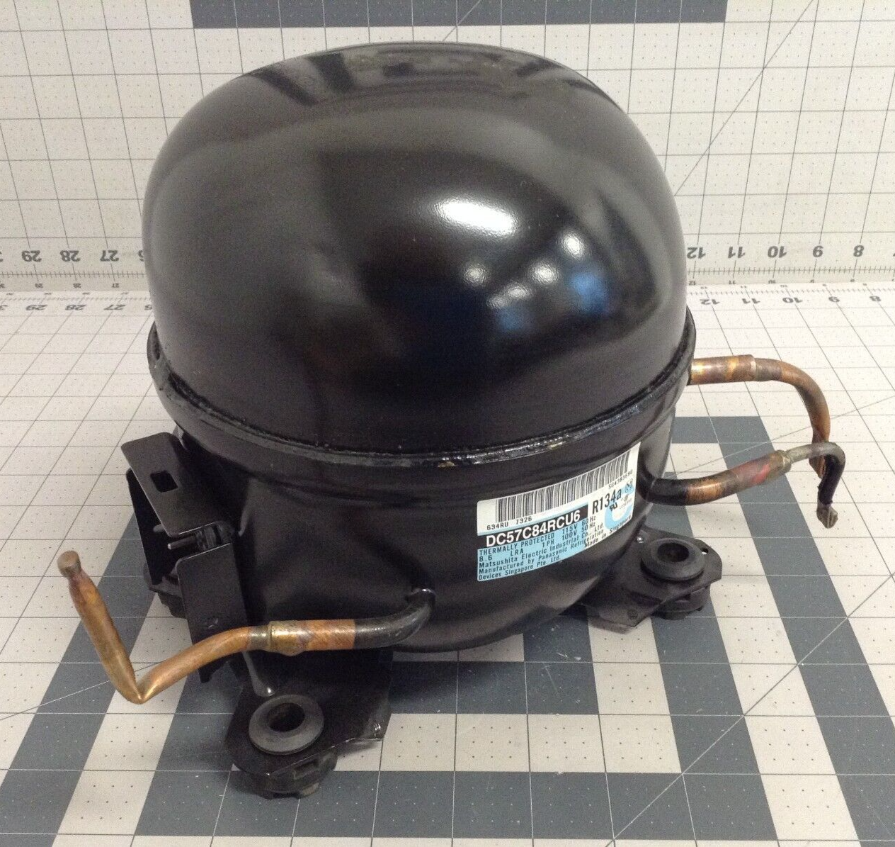 GE Refrigerator Compressor Matsushita DC57C84RCU6 WR87X20798 - $99.00
