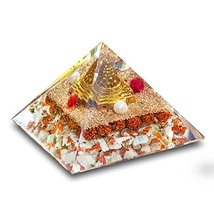 Shri Shree Yantra Pyramid Glass for Healing, Spread Positive Energy and Remove N - £23.59 GBP