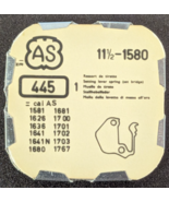 AS A SCHILD PART 445 - SETTING LEVER SPRING - SET BRIDGE CAL 1580 1626 1... - $181.73 MXN