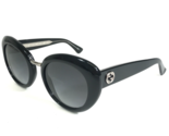 Gucci Sunglasses GG 3808/S Y6C9O Black Round Cat Eye Frames w/ Gray Lenses - $93.28