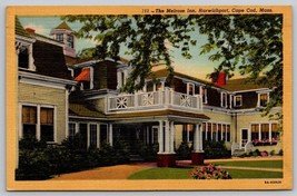 1953 Melrose Inn Harwichport Cape Cod Massachusetts Postcard linen - £3.97 GBP