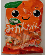 Japanese Kawaguchi Fruit Hard Candies - Mikan Chan (Mandarin Flavor) - 90g - €1,34 EUR