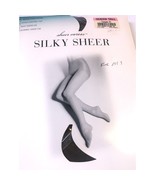 Sheer Caress Silky Sheer Pantyhose Queen Tall Control Top Taupe NOS - $26.18