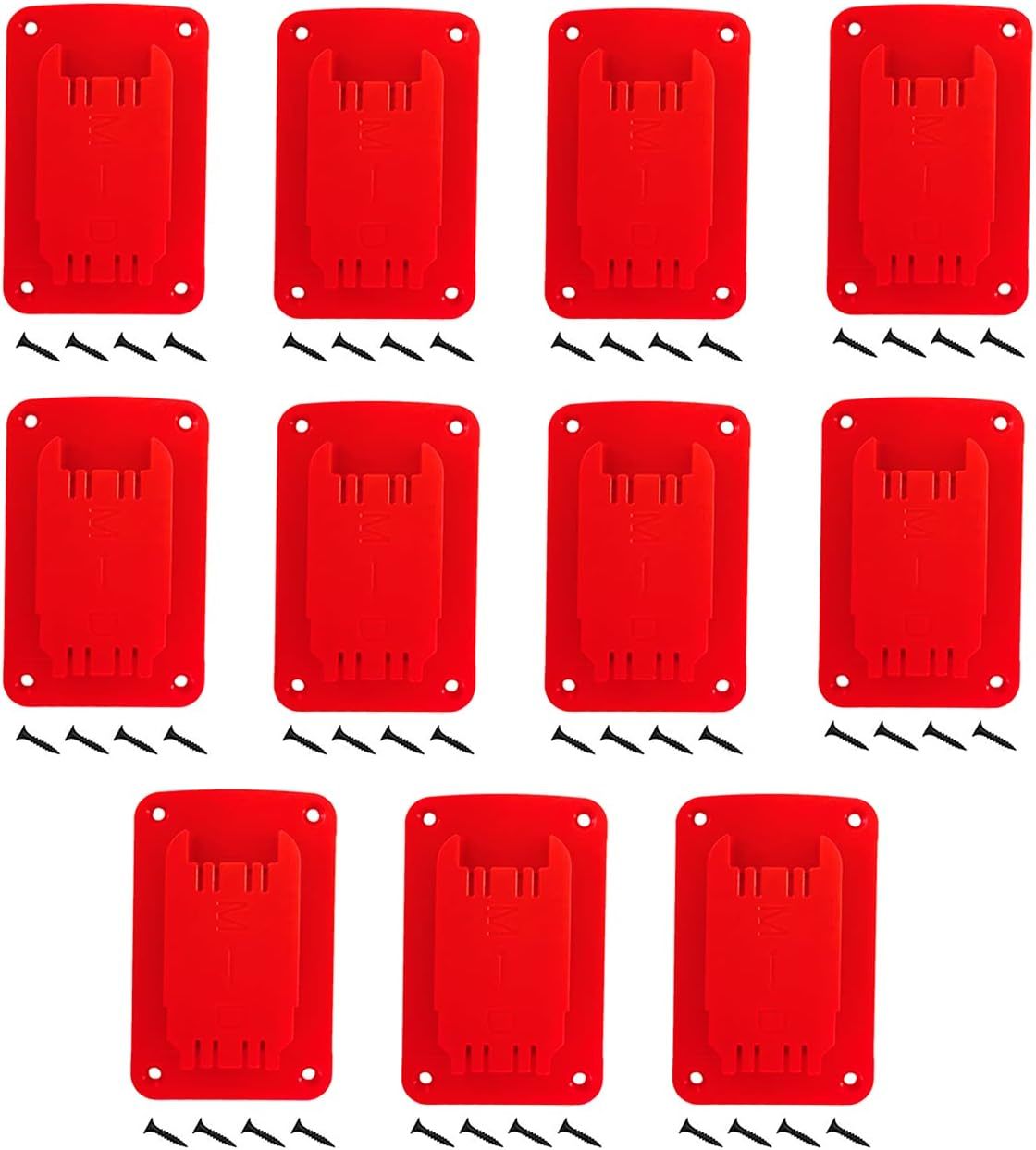 10Packs Tool Holders For Dewalt 20V Drill Mount Fit For Milwaukee M18 To... - $35.93