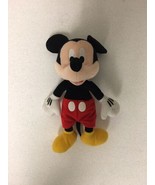 Mickey Mouse 11” Stuffed Animal Plush Toy Disney Vtg - £9.96 GBP