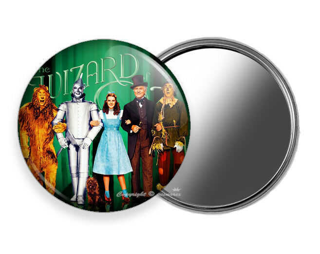 WIZARD OF OZ SCARECROW COWARDLY LION TOTO PURSE MAKEUP HANDHELD MIRROR GIFT IDEA
