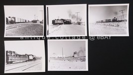Lot 1960s 5pc Merida N De M Mexico Railroad 4x5 Photos Steam Locomotive - £17.76 GBP