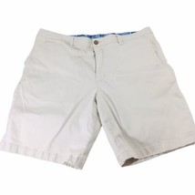 Tommy Bahama Mens Chino Shorts Off White Logo Waist Size 40 (actual 38) - £18.63 GBP