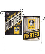 Pittsburgh Pirates Flag 12x18 Garden Style 2 Sided Cooperstown - €37,09 EUR