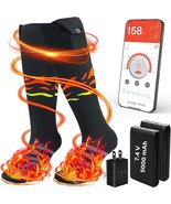 Heated Socks,Rechargeable Electric Heated Socks,7.4V 5000mAh Battery    ... - £34.28 GBP