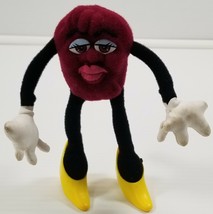 N) Vintage California Raisin Poseable Figure Toy 1988 Applause Hardee Fe... - £6.22 GBP