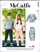 McCall&#39;s M7619 Unisex Kids 3 to 6 Sweatshirt, Hoodie and Pants Sewing Pattern - £11.88 GBP