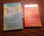 The Power of Now and A New Earth books Eckhart Tolle - $9.49