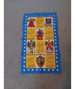 New Vintage Hanging 1776 - 1976 Bicentennial Linen Kitchen Calendar - $282.26 MXN