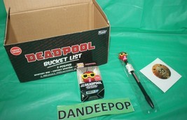 Marvel Deadpool Lazy River Gamestop Excls Mini Bobble Head Keychain Pen ... - £15.47 GBP