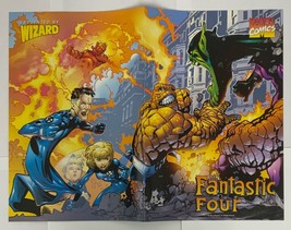 Fantastic Four Vs Super Skrull 1998 Wizard 13x10 Inch Poster Marvel - $9.89