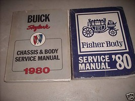1980 Buick Skylark Chassis Corps Service Atelier Réparation Manuel Set OEM Avec - £26.62 GBP