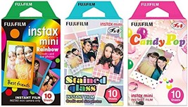 Fujifilm Instax Mini Instant Film With Rainbow And Stain Glass. - £61.04 GBP