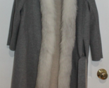 Ing Loro Piana Guy La Roche Natural Fawn Light Fox Finland Fur Coat XS Gray - £1,569.98 GBP