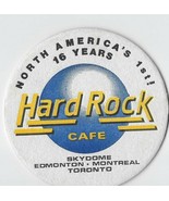 Hard Rock Cafe Coaster North America&#39;s 1st 16 Years Toronto SkyDome - £7.47 GBP