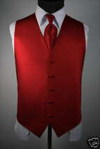 Luxury Diamond Pattern Tuxedo Vest &amp; Necktie - $165.00
