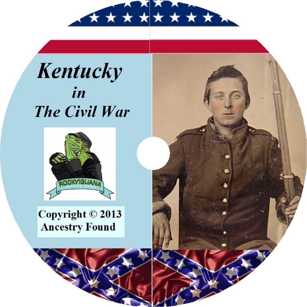 Kentucky Civil War Books History & Genealogy 18 Books