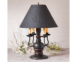 Cedar Creek Lamp in Sturbridge Black with Textured Black Tin Shade - £348.81 GBP