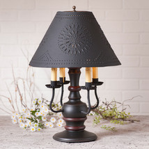Cedar Creek Lamp in Sturbridge Black with Textured Black Tin Shade - £348.87 GBP