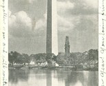 Vtg PMC Postcard 1906 Washington Monument Washington DC Printed by the B... - $5.01