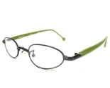 Vintage la Eyeworks Eyeglasses Frames RAY ray 538 Green Purple Round 45-... - $65.29