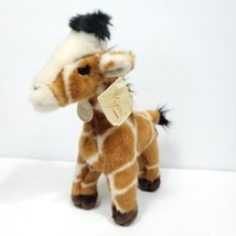 Miyoni Aurora Standing Giraffe Plush Toy Soft Stuffed Animal w/ Tags Realistic - $18.80