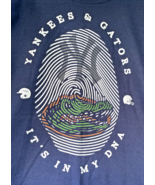 NY Yankees  Florida Gators T Shirt Mens XL IT&#39;S IN MY DNA MLB Football N... - £14.44 GBP
