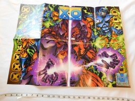X-O ManOWar Acclaim Comics Valiant Poster 1995 25&quot; x 19&quot; Colorful Very RARE - $79.19