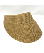 NWT CultureFly Women&#39;s Straw Adjustable Visor - $270.65 MXN