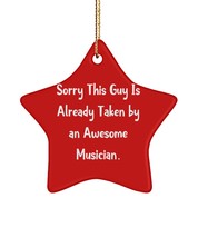 Sarcasm Musician Gifts, Sorry This Guy is Already Taken by an Awesome Musician,  - £13.06 GBP