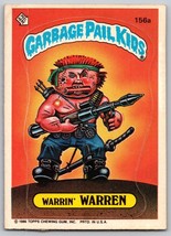 1986 Topps Garbage Pail Kids series 4 Warrin Warren 156a - $4.14
