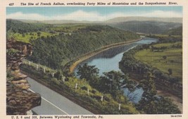 Site French Azilum Susquehanna River Pennsylvania Pa Postcard C37 - £2.30 GBP