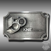 Vintage Belt Buckle 1986 KNEnergy, Inc. 50th Anniversary 1936-1986 Numbe... - $40.45